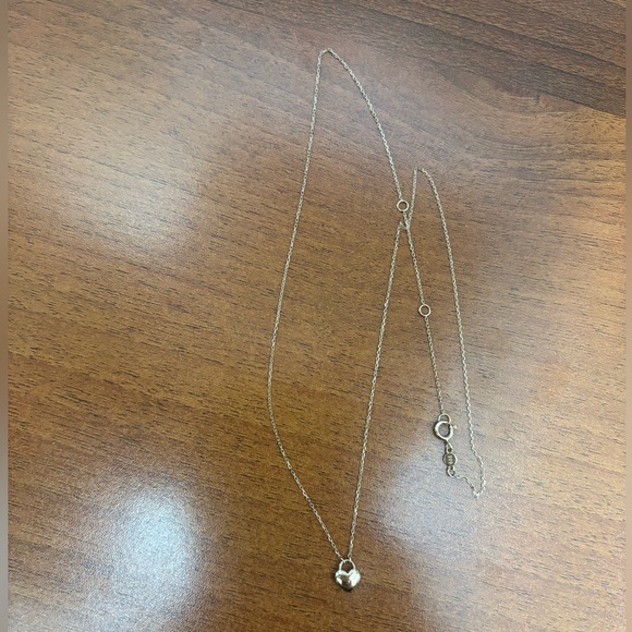 Gorjana 14k Gold Heart Padlock Necklace - Picture 5 of 6